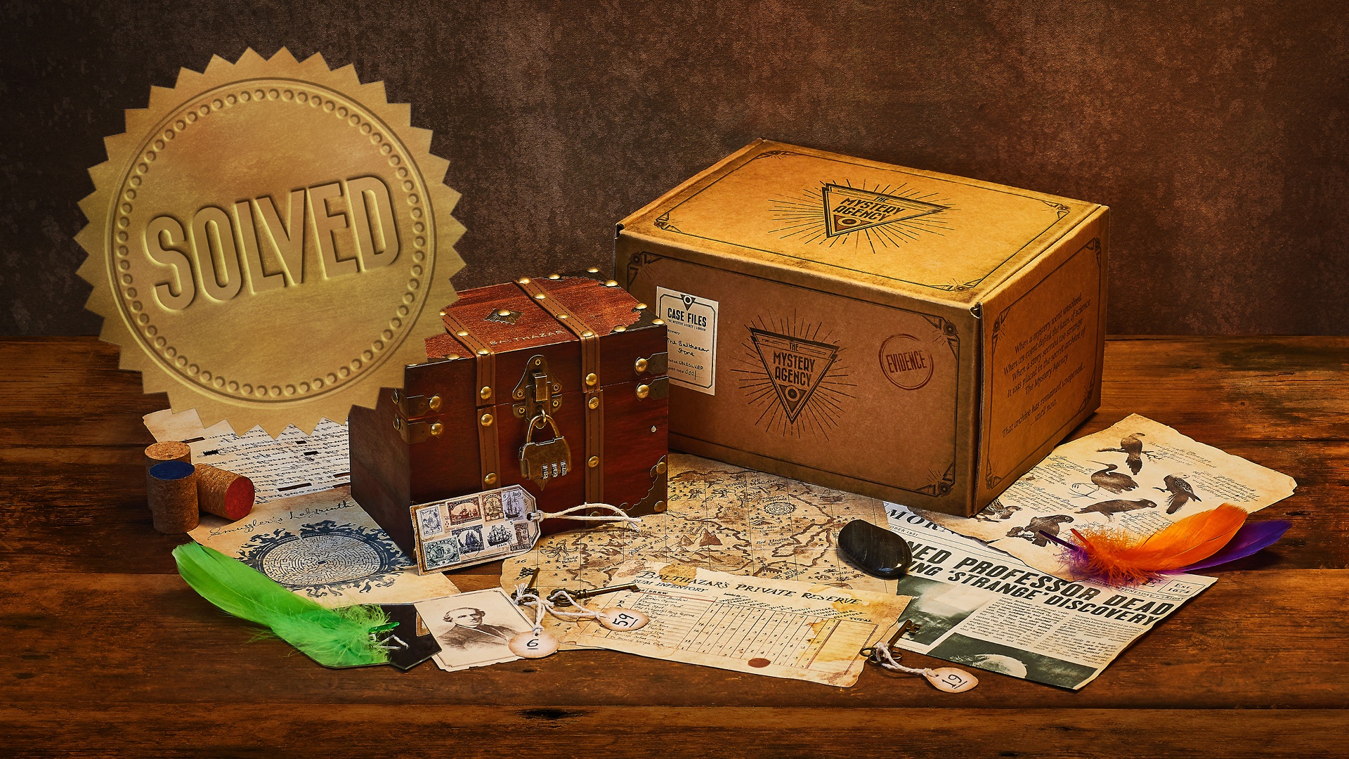 The Balthazar Stone - Award-Winning Escape-Room Bord Game by The Mystery Agency The Balthazar Stone - Award-Winning Escape-Room Bord Game by The Mystery Agency